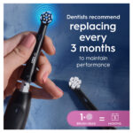 Oral-B iO Gentle Care vahetushari, must, 8 tk - Pilt 4