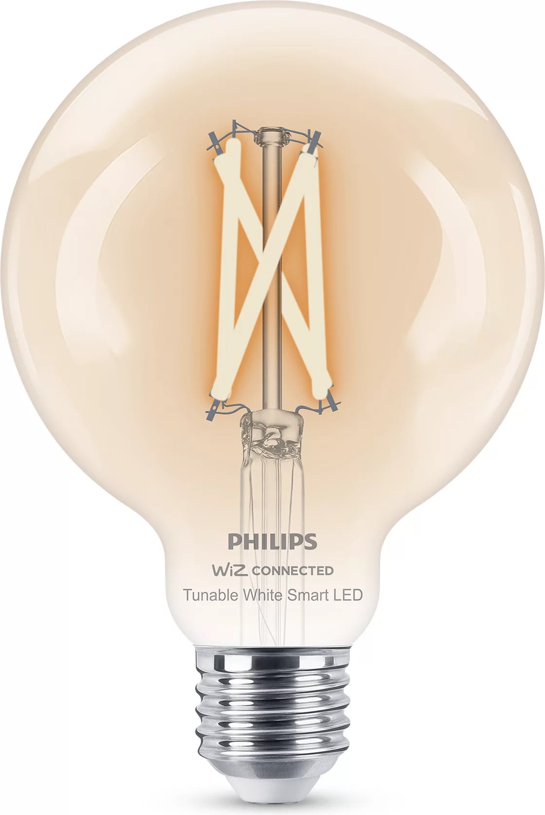 Philipsi nutikas LED-hõõgniidiga globe-pirn, G95, E27, läbipaistev