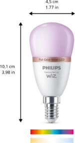 Philipsi nutikas LED-lühtripirn, P45, E14 - Pilt 3
