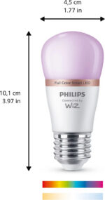 Philipsi nutikas LED-lühtripirn, P45, E27 - Pilt 3