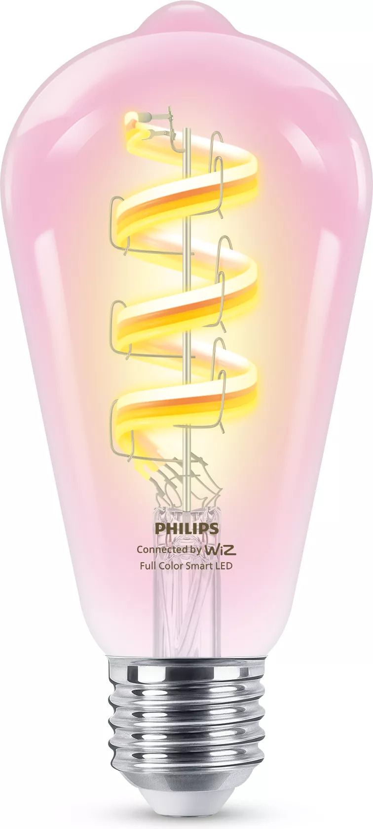 Philipsi nutikas LED-hõõgpirn Edison ST64, E27, läbipaistev
