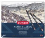 Derwent toonitud söepliiatsid, 24 pliiatsit