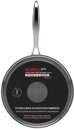 Heirol Pro Steelsafe praepann, roostevaba teras + mittenakkuv kate, 28 cm - Pilt 2