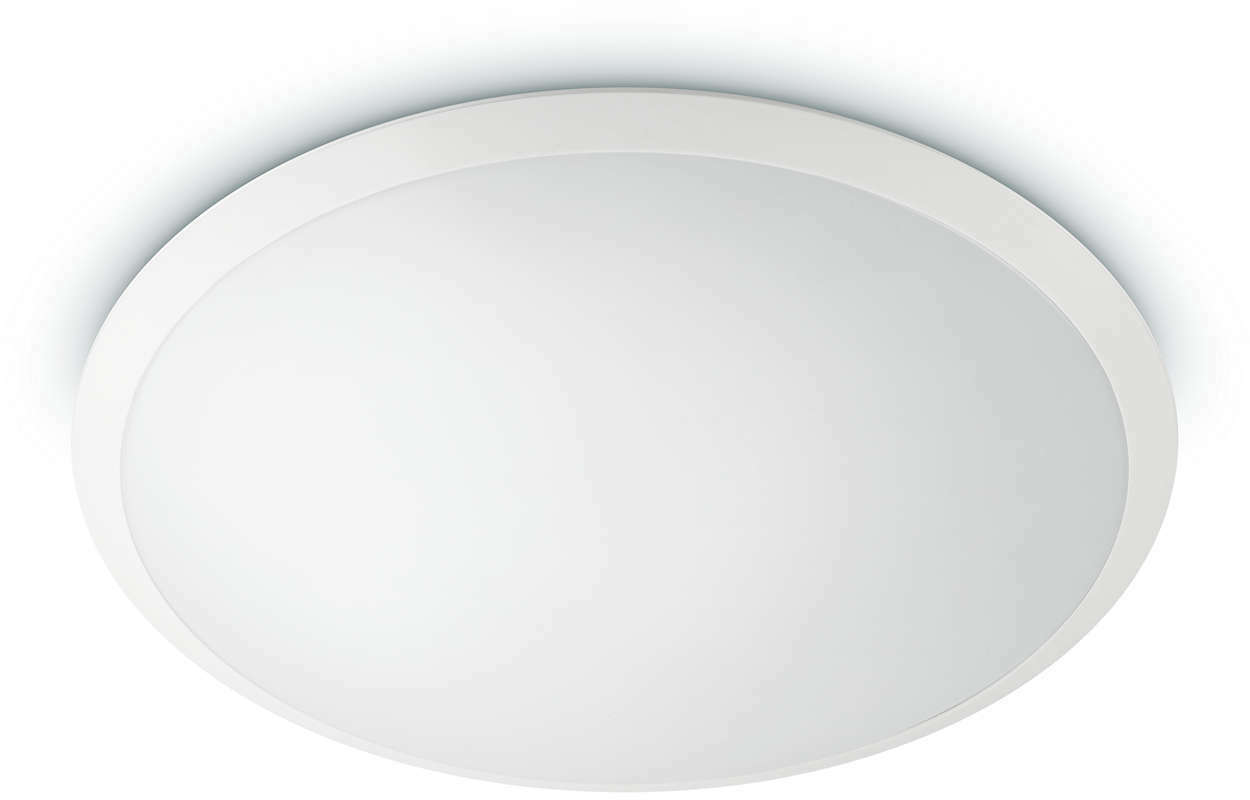 2_532983-1250x800-1.jpeg Philips MyLiving Wawel laevalgusti, valge, 48 cm, 3200 lm - Pilt 1