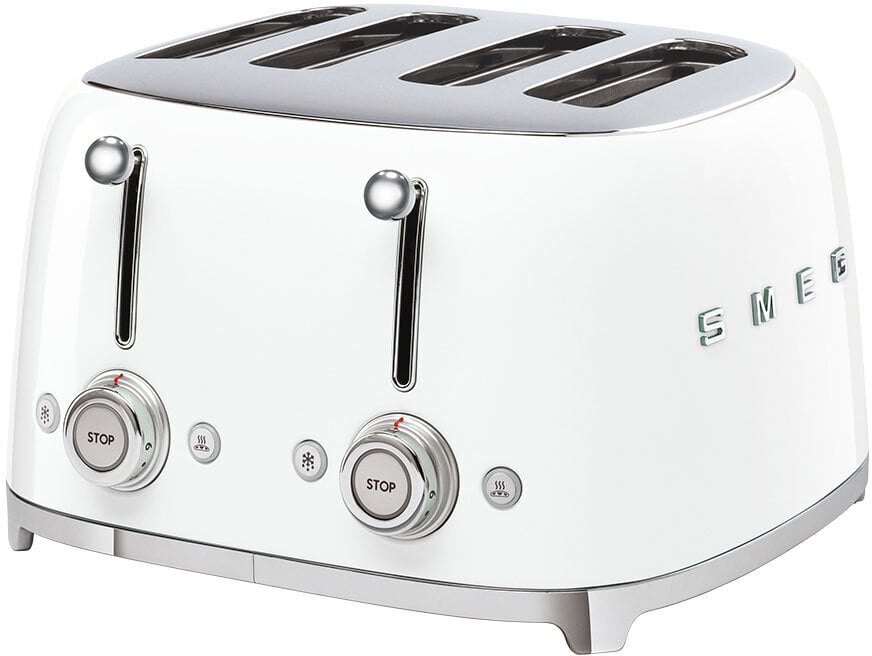 Smeg TSF03WHEU nelja viilu röster, valge