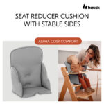 Hauck Alpha Cosy Comfort söögitoolipadi, hall - Pilt 2
