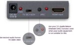 Marmitek Connect AE14 ARC HDMI > HDMI + optiline heli jagaja - Pilt 4