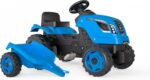 Smoby Farmer XL pedaalitraktor ja haagis, sinine