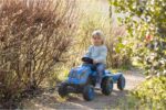 Smoby Farmer XL pedaalitraktor ja haagis, sinine - Pilt 4
