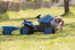 Smoby Farmer XL pedaalitraktor ja haagis, sinine - Pilt 5