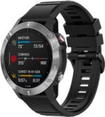 FIXED QuickFit silikoonrihm, 22 mm, must