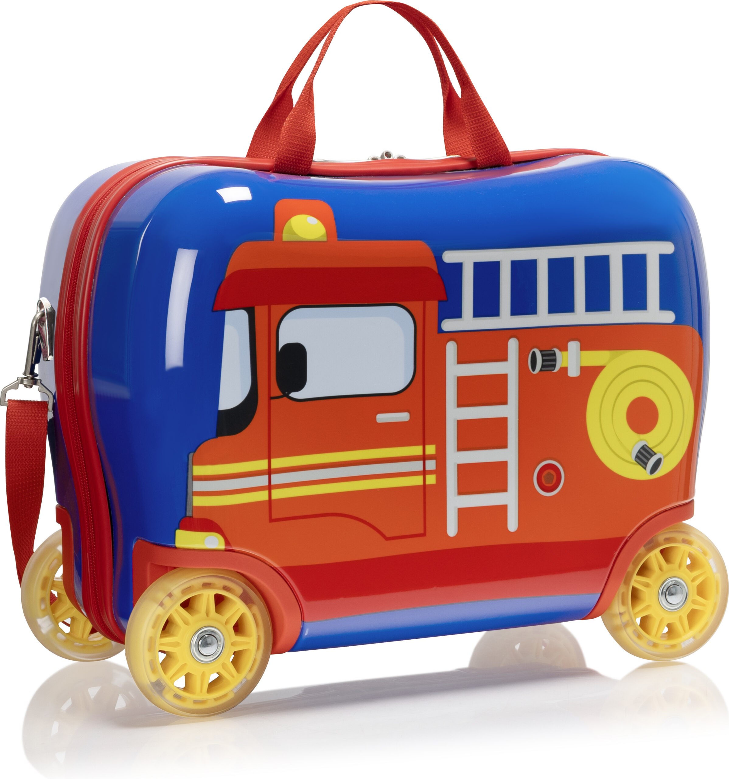 Heys Kids Ride-On lastekohver, tuletõrjeauto