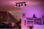 Philips Hue White and Color Ambiance Fugato nutikas kohtvalgusti, must, 4 x 4,2 W, GU10 - Pilt 5