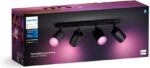 Philips Hue White and Color Ambiance Fugato nutikas kohtvalgusti, must, 4 x 4,2 W, GU10 - Pilt 4