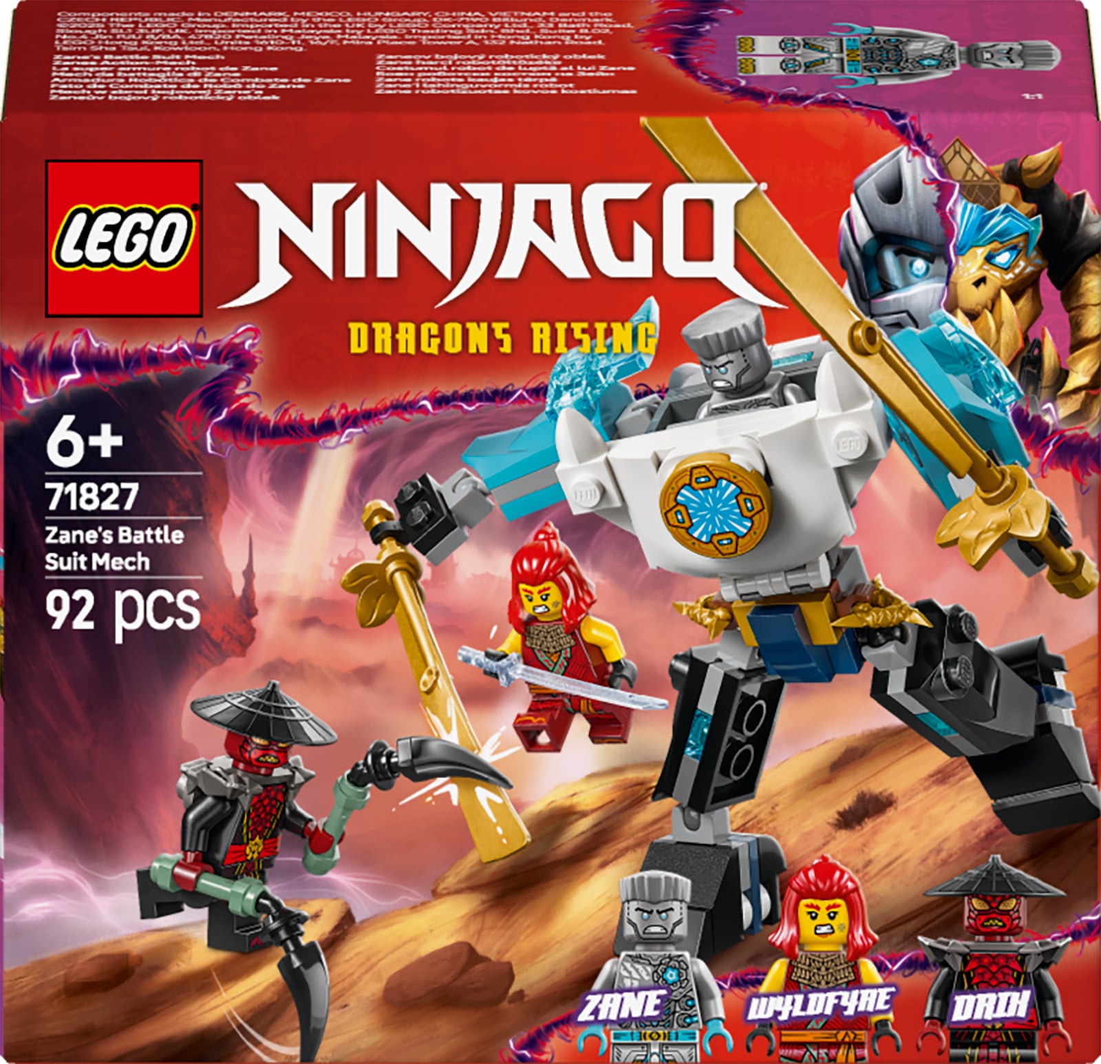LEGO Ninjago 71827 - Zane'i lahinguülikonna robot