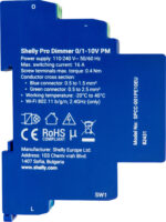 Shelly Pro Dimmer 0/1-10V PM -DIN-rööpale kinnitatav dimmer WiFi jaoks - Pilt 4