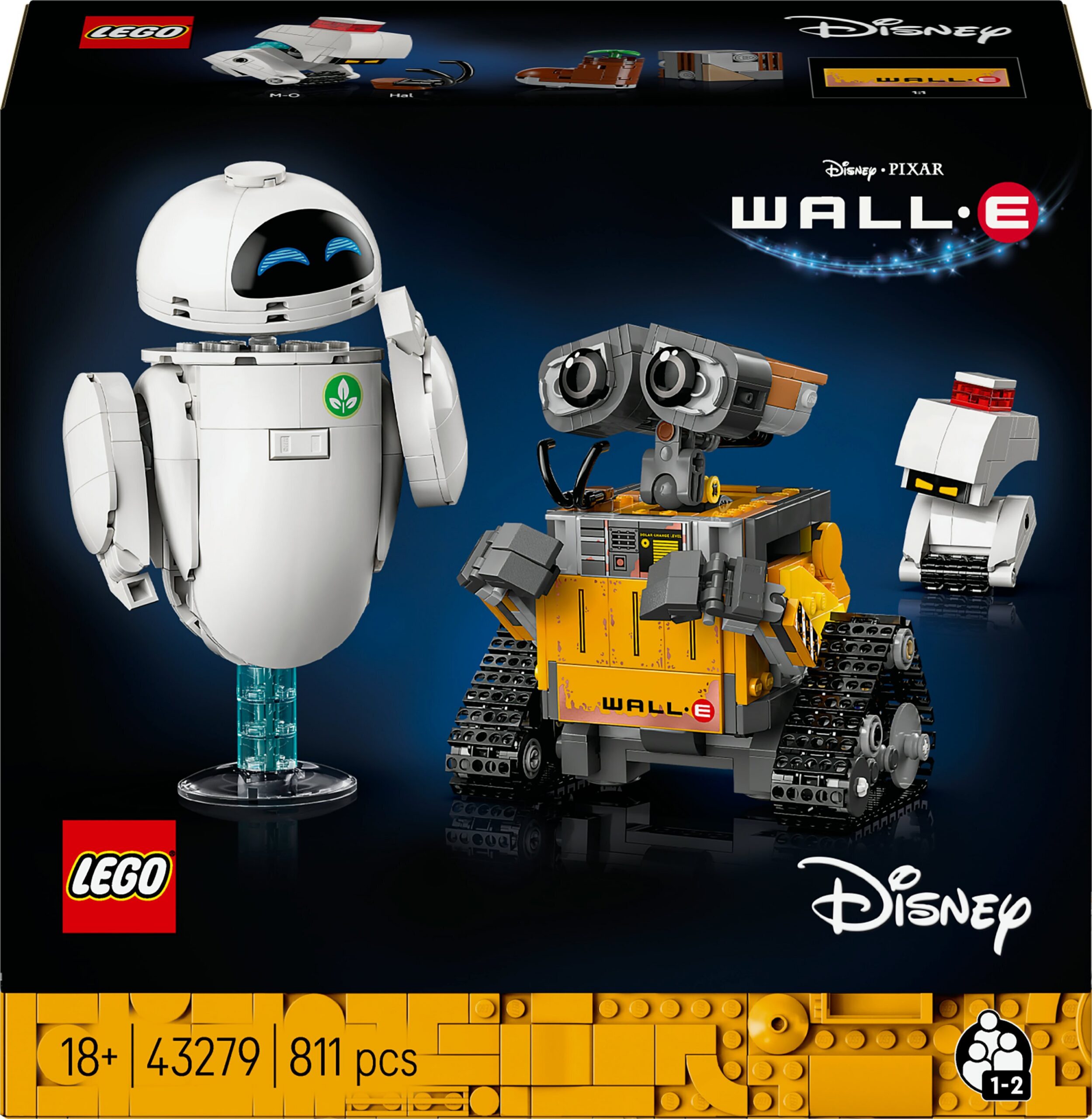 2_984226-3000x3073-1.jpg LEGO Disney 43279 Wall-E ja Eve - Pilt 1