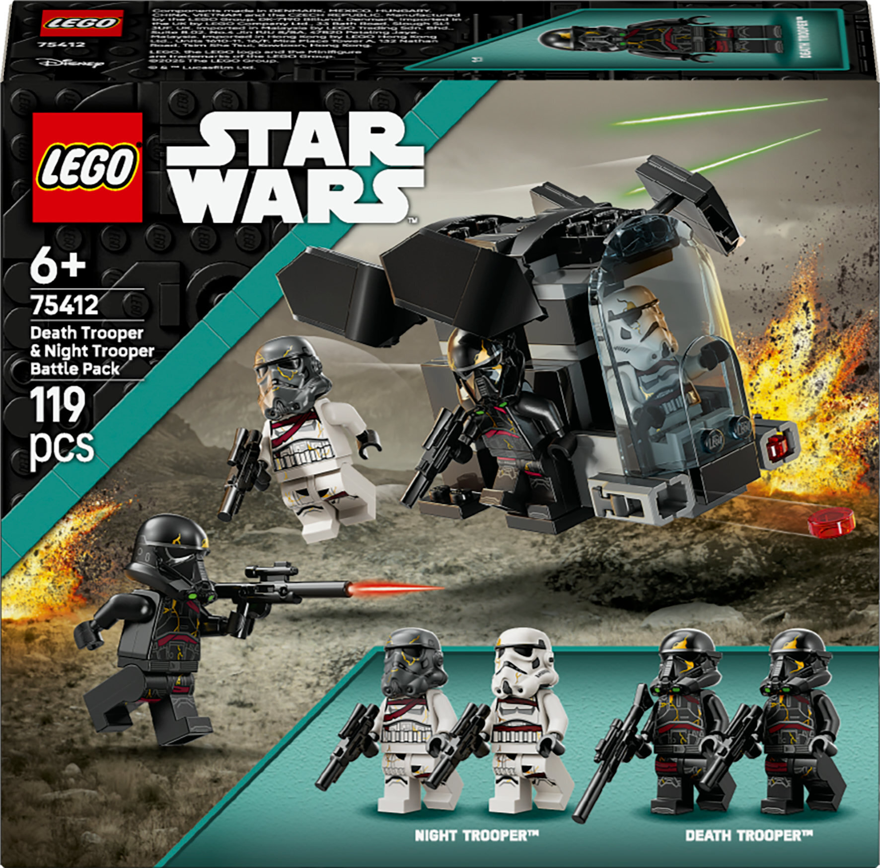 LEGO Star Wars 75412 Surmaväelase ja Öise Stormtrooperi lahingukomplekt