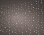 Lumineo Micro LED-kardinate dekoratiivvalgustite komplekt õues kasutamiseks, 90 x 100 cm