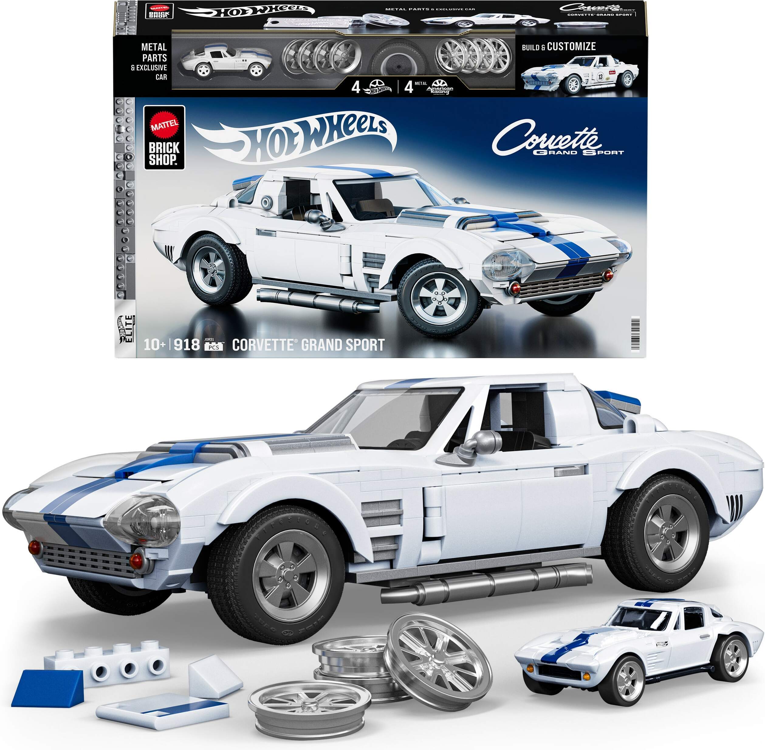 2_995947-2518x2469-1.jpg Hot Wheels Elite Series Corvette ehituskomplekt - Pilt 1