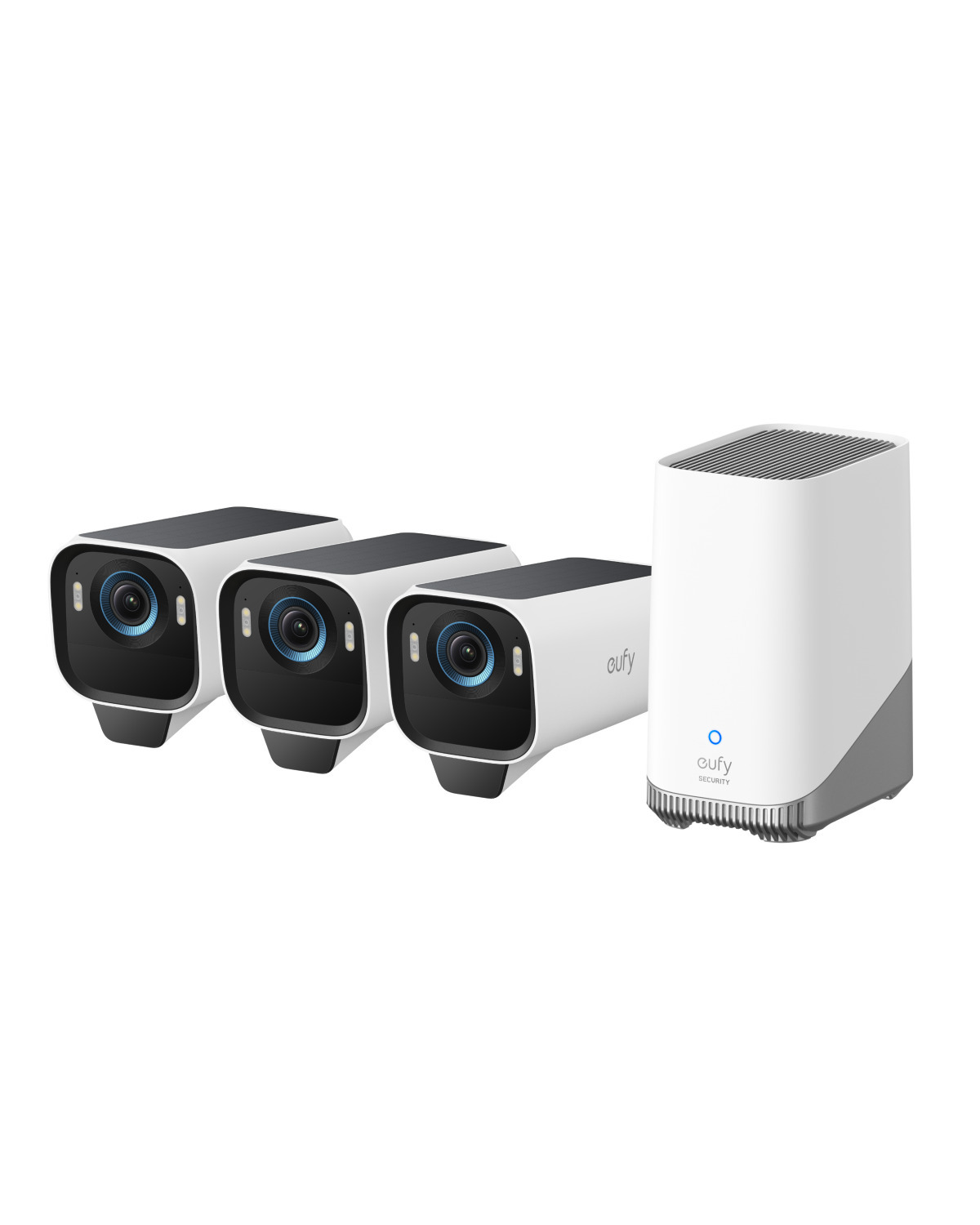 Anker eufyCam S3 Pro 4K turvakaamerasüsteem, 3 kaamerat