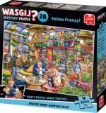 Wasgij Mystery 28 Feline Frenzy Pusle, 1000 tükki - Pilt 3
