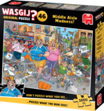 Wasgij Original 46 keskmise vahekäigu hullus, pusle, 1000 tükki - Pilt 3
