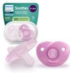 Philips Avent Soothie rahustav lutt, 0–6 kuud, roosa, 2 tk