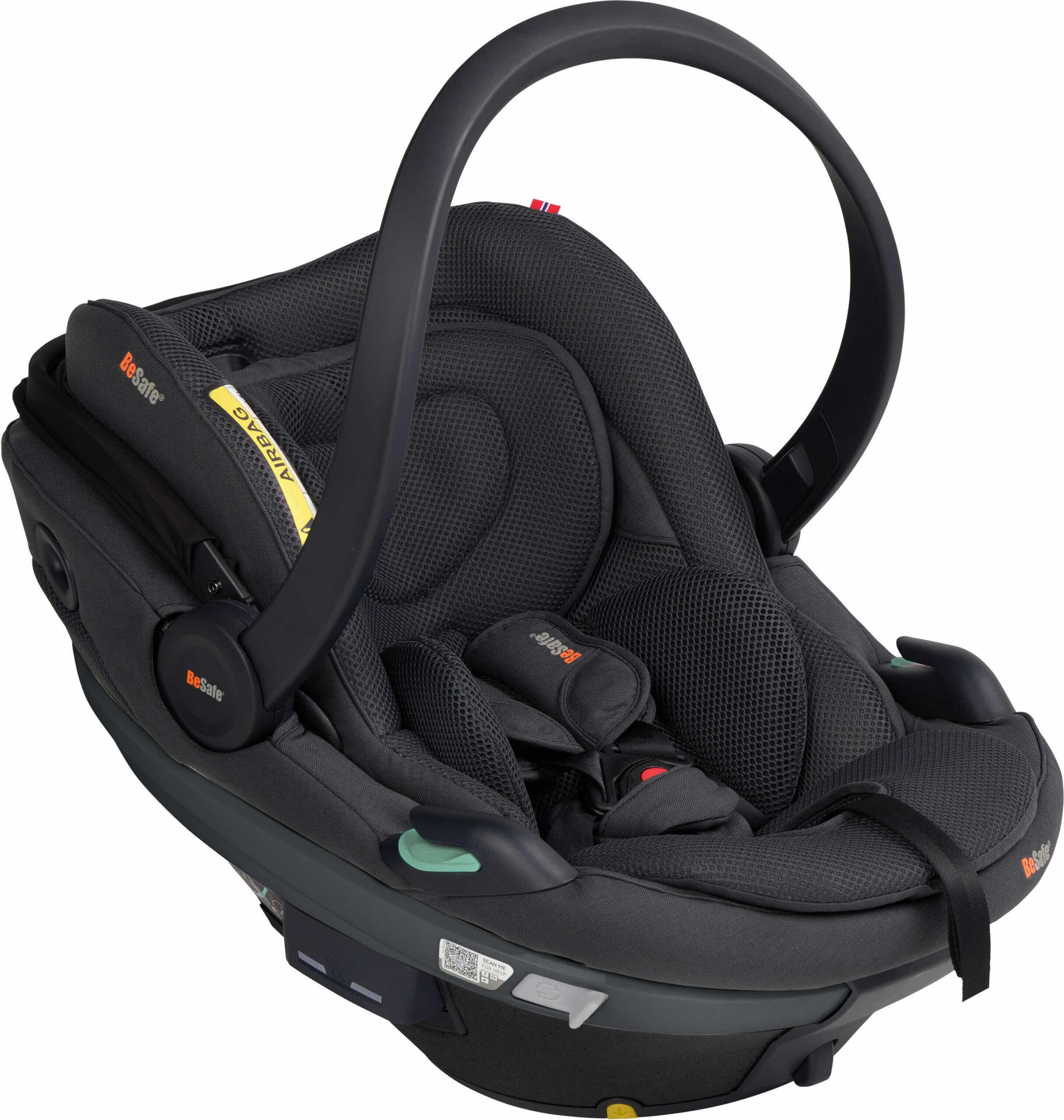 BeSafe Go Beyond 2 turvatool, 40–87 cm Antratsiithall võrkkangas