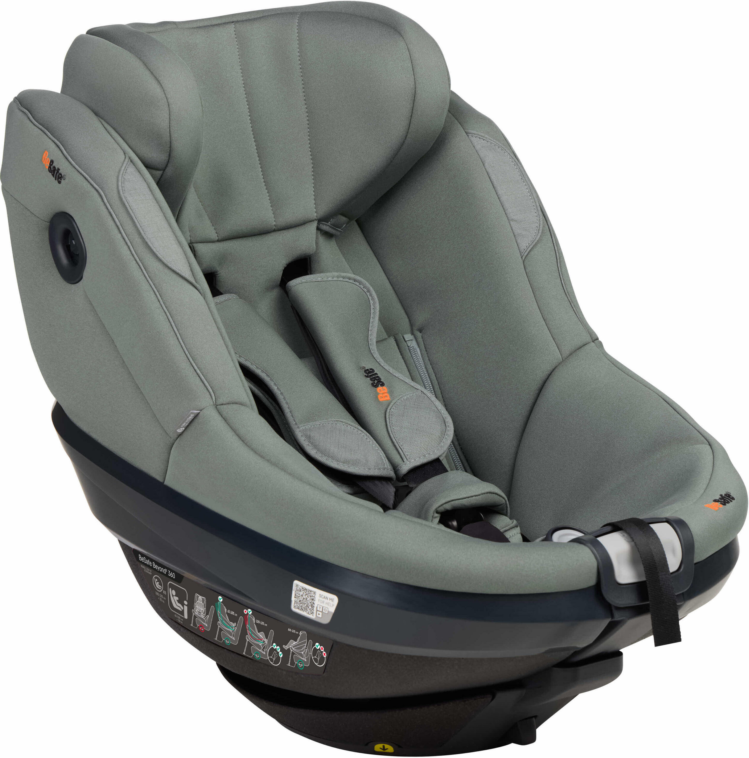 BeSafe Beyond 360 2 turvatool, 61–125 cm, Meadow Green SoftBreeze
