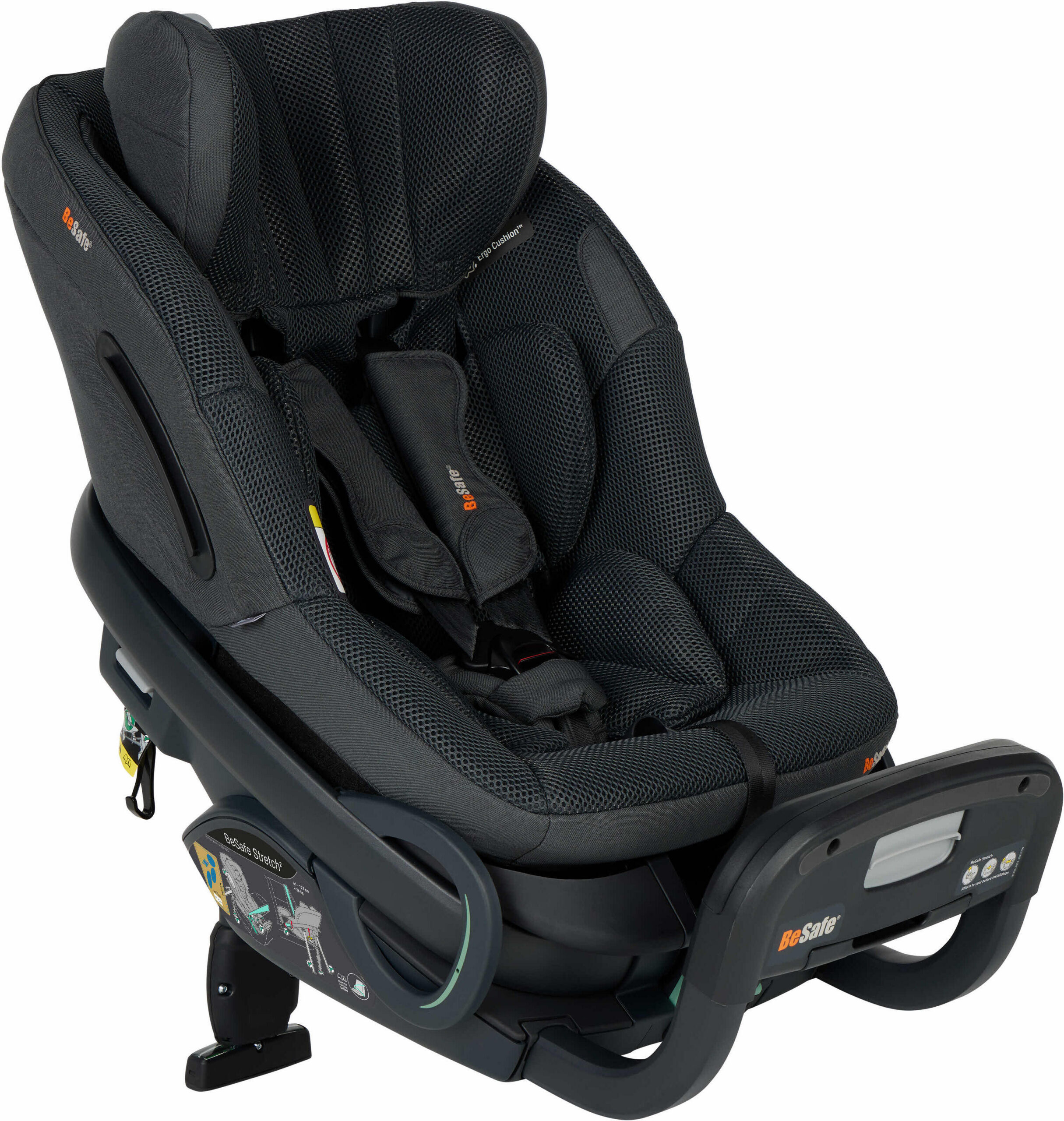 BeSafe Stretch 2 turvatool, 61-125 cm, antratsiithall võrkkangas