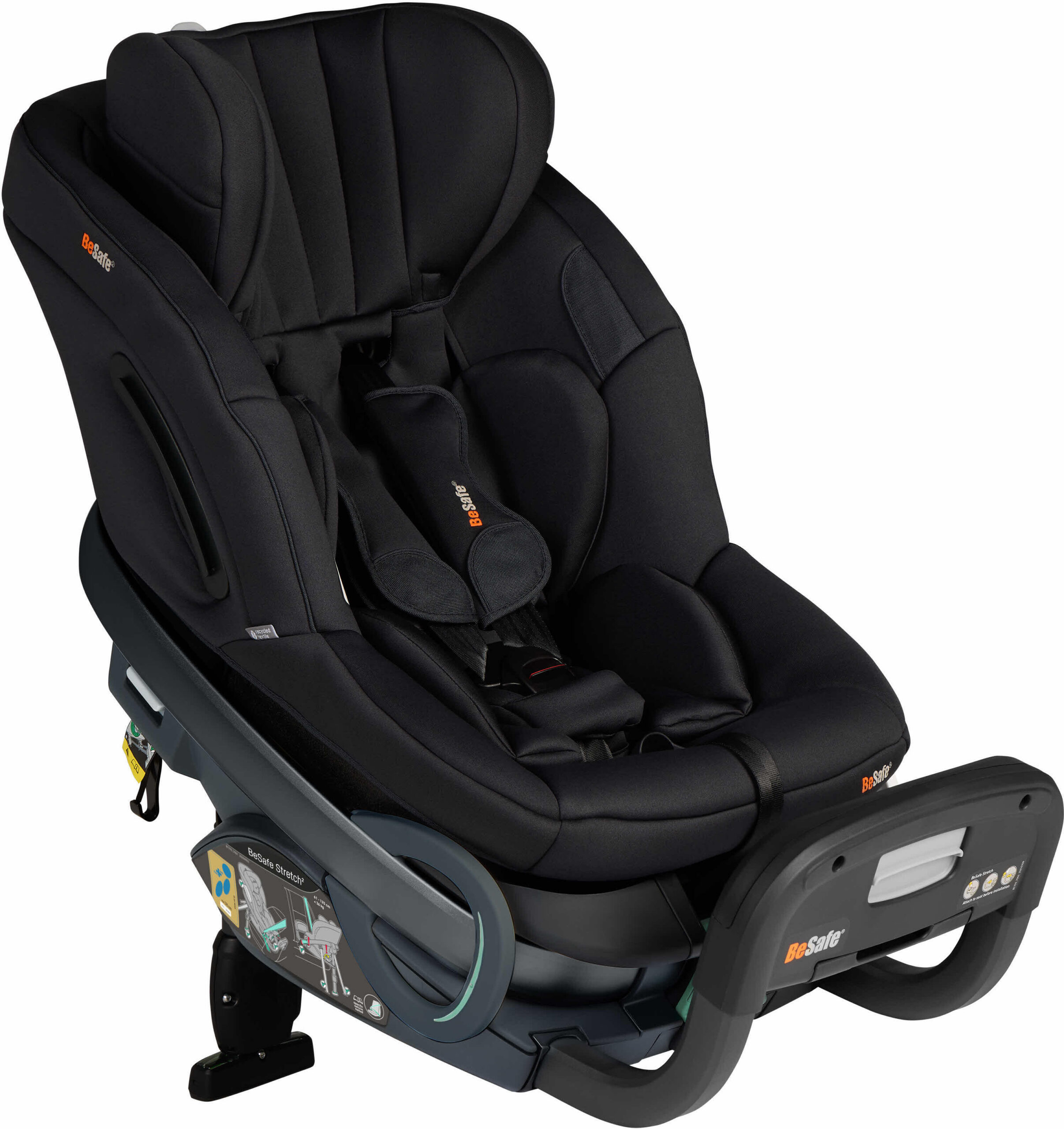2_1049515-2992x3174-1.jpg BeSafe Stretch 2 turvatool, 61-125 cm, must SoftBreeze - Pilt 1