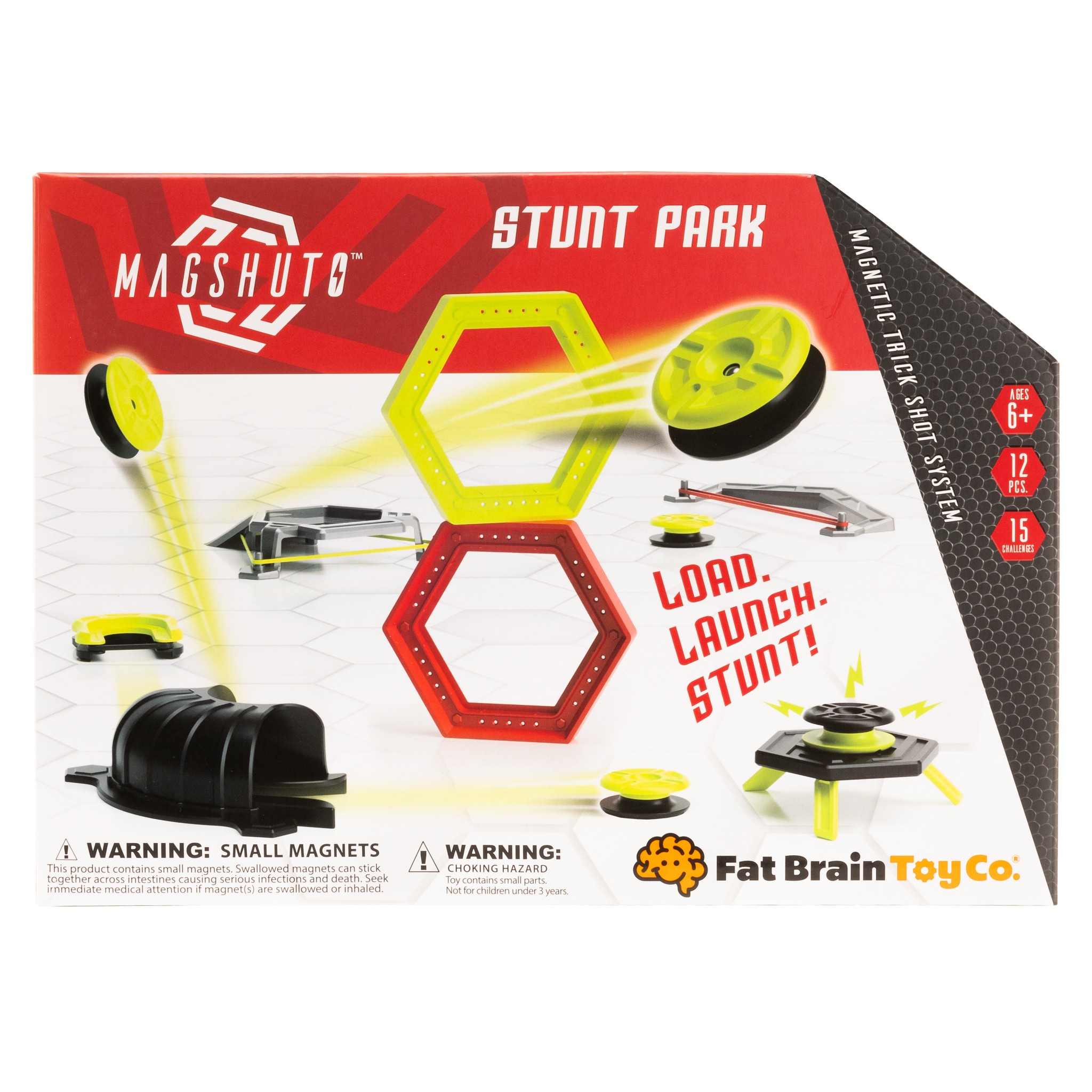 Fat Brain Magshuto Stunt Park magnetiline trikikomplekt