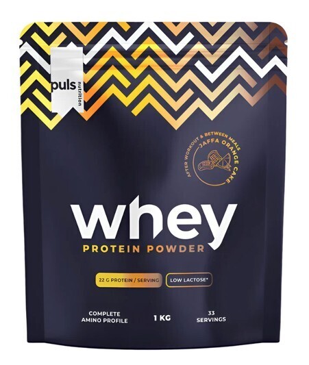 Puls Nutrition vadakuvalgu pulber, Jaffa apelsini küpsis 1 kg