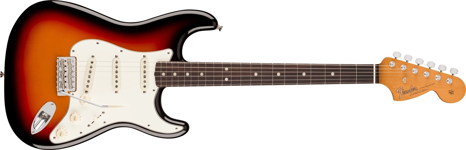 Fender Vintera III 60ndate lõpu Stratocaster elektrikitarr, 3-värviline Sunburst