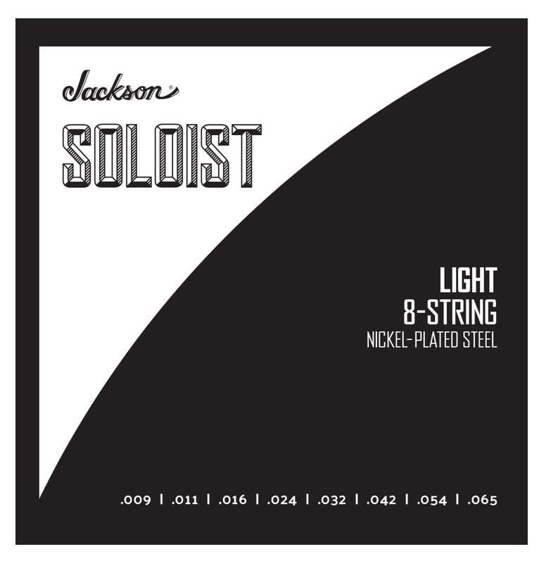 Jackson® Soloist™ 8-keeleline Light, elektrikitarrikeeled, 9-65