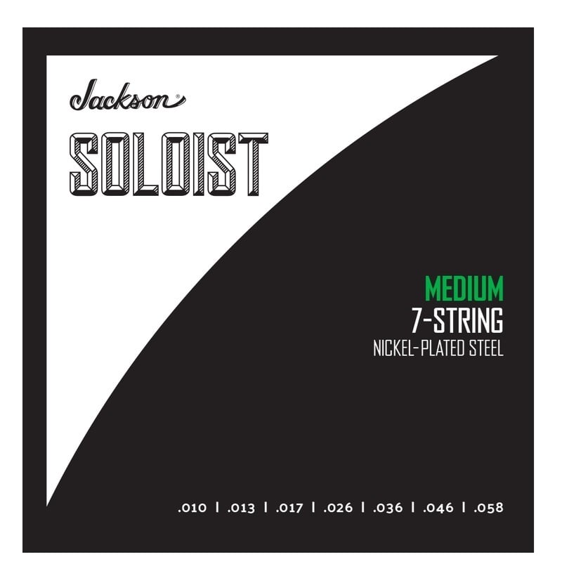 Jackson® Soloist™ 7-keeleline Medium, elektrikitarrikeeled, 10-58