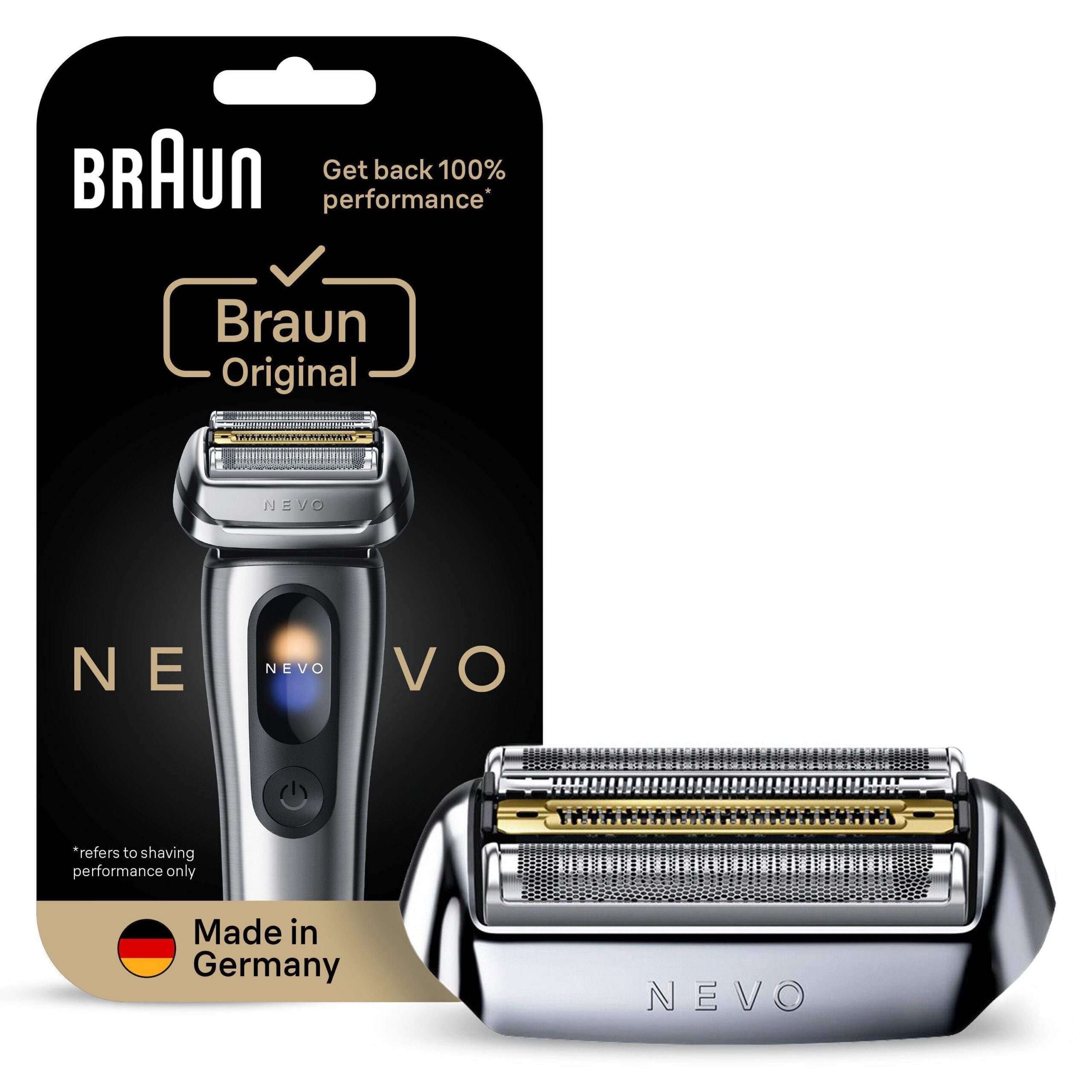 Braun NEVO pardli originaalne vahetuspea, hõbedane