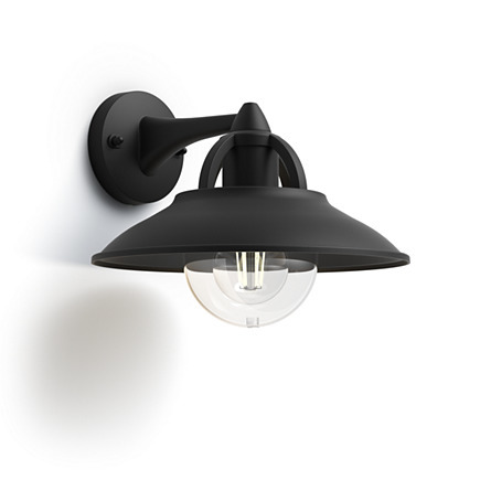 2_467544-435x435-1.jpg Philips Cormorant seinavalgusti, must, E27 - Pilt 1