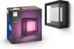 Philips Hue Econic Outdoor nutikas seina-/laevalgusti, must, lame, ruudukujuline, 26 cm, 1150 lm - Pilt 5