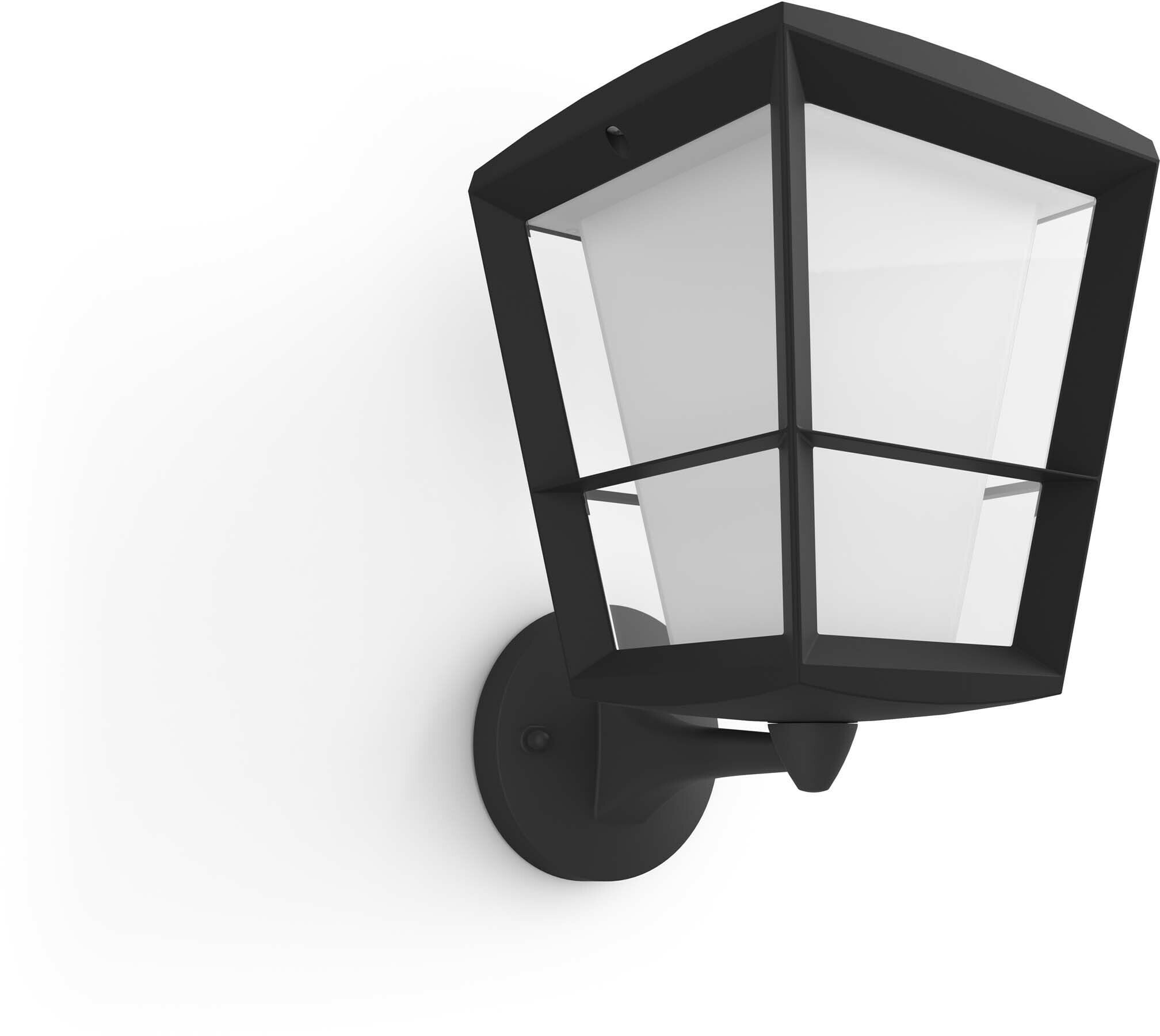 Philips Hue Econic Outdoor nutikas laternavalgusti, ülespoole, must, 30 cm, 1150 lm