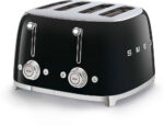 Smeg TSF03BLEU nelja viilu röster, must