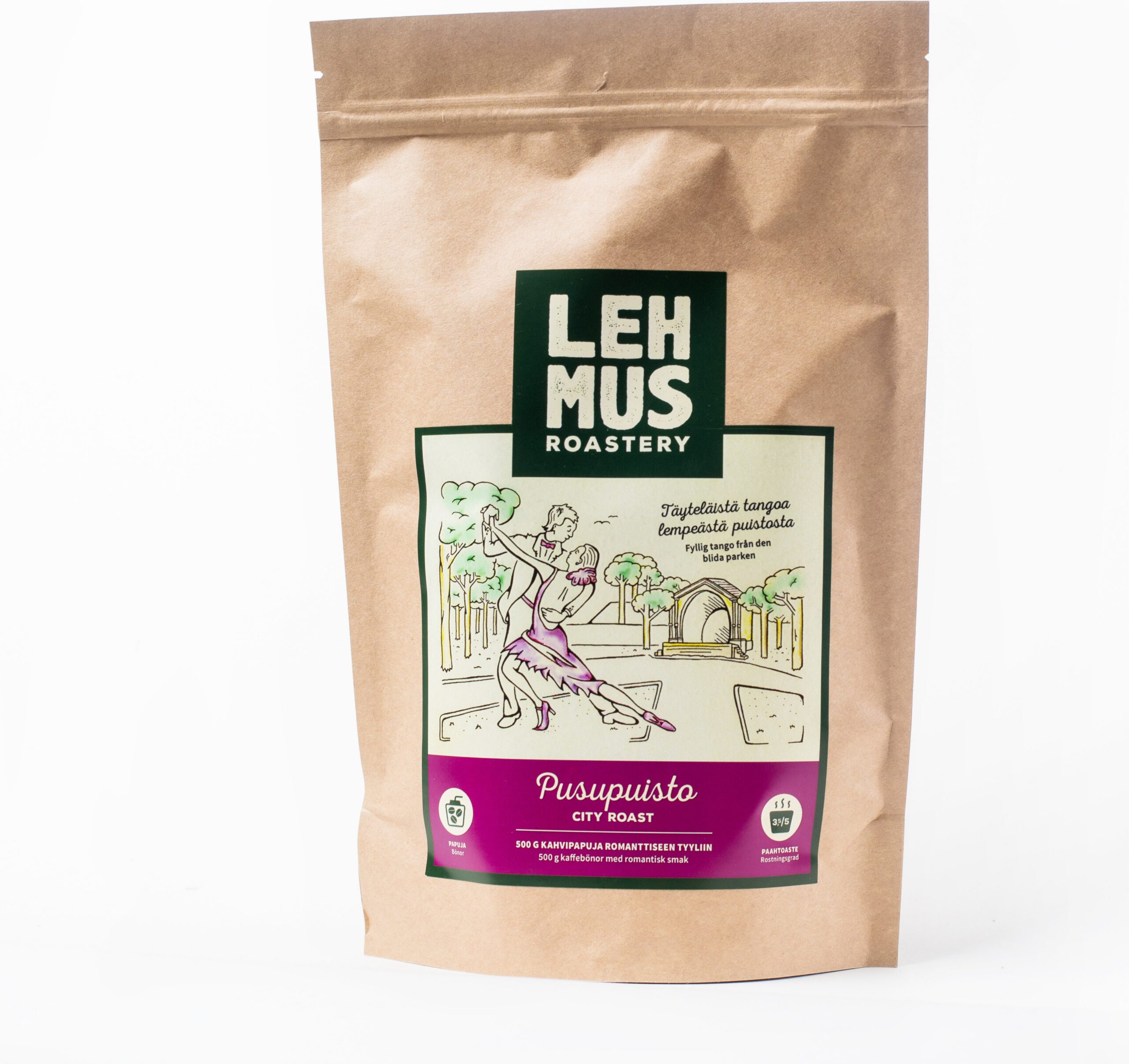 Lehmus Roastery Pusupuisto kohviuba, 500 g