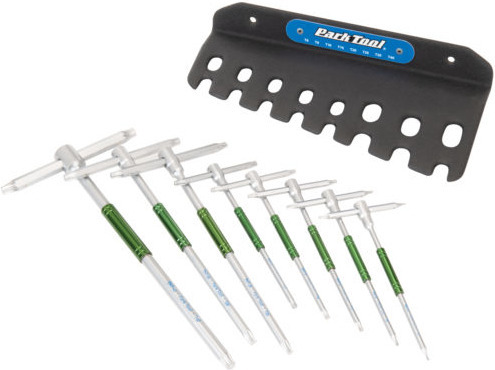 Park Tool THT-1 8-osaline Torx-võtmete komplekt, T-käepide