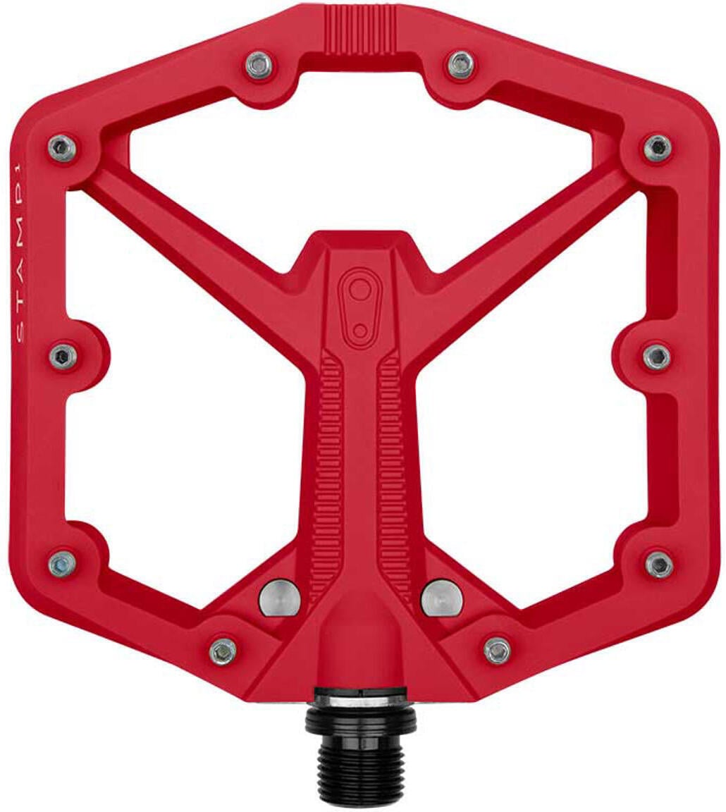 Crankbrothers Stamp 1 suur pedaal, punane