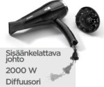 Babyliss D374DE Cordkeeper 2000 föön - Pilt 4
