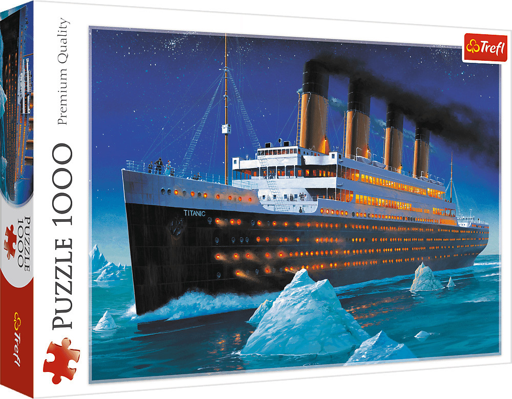 Trefl Puzzle 1000 - Titanic pusle, 1000 tükki