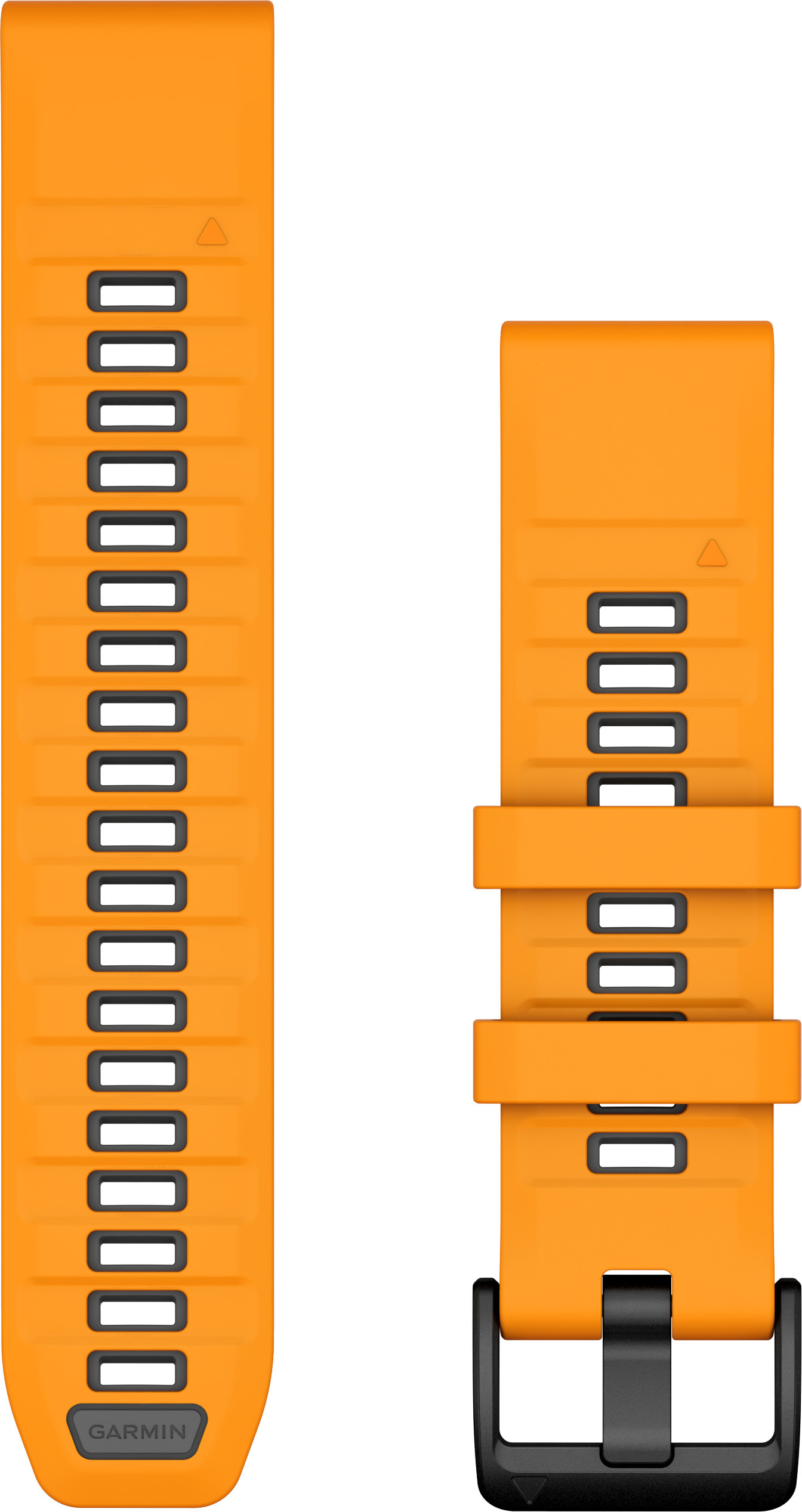Garmin QuickFit 22 silikoonist käepael, oranž/grafiithall