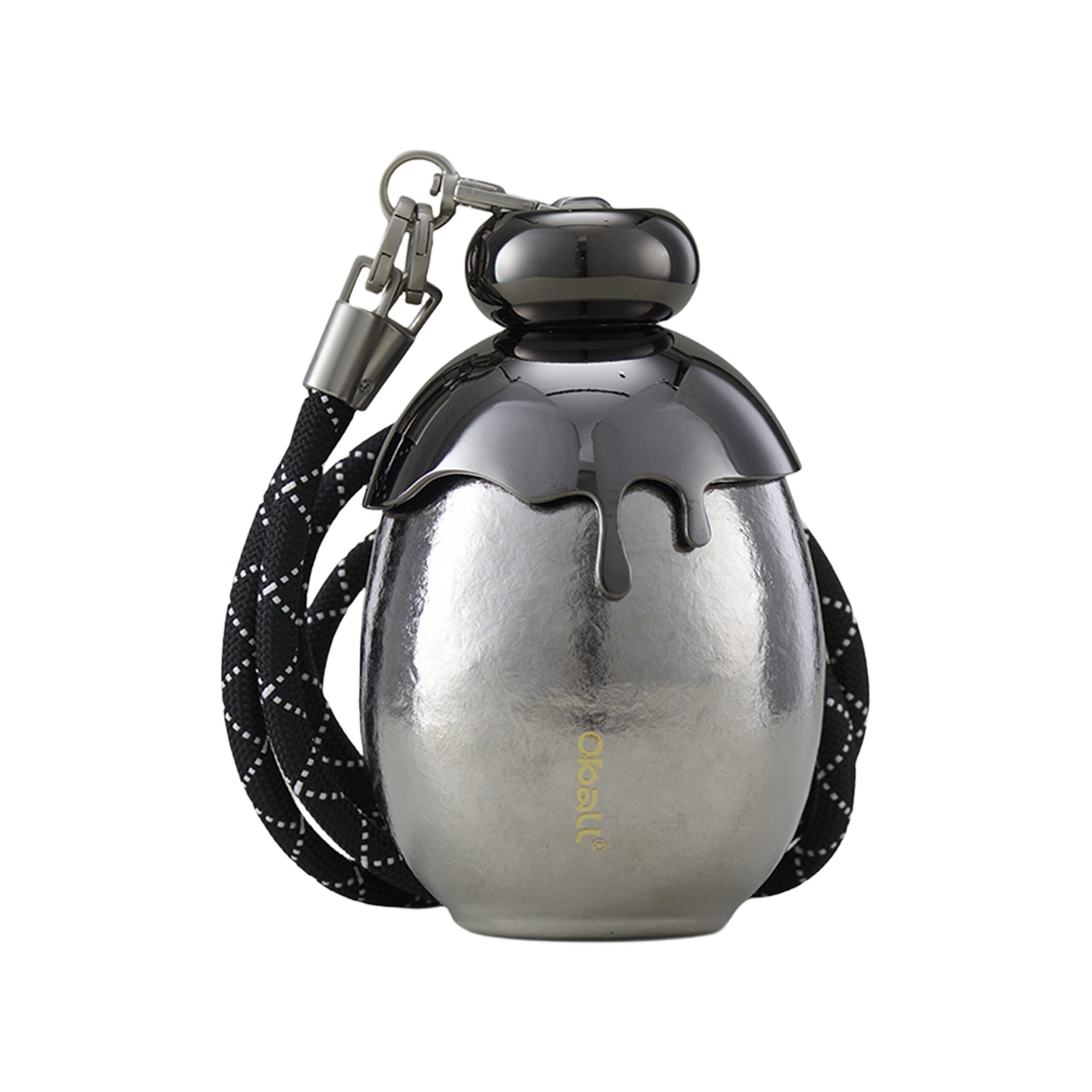 Oball Luxe titaanpudel 350 ml, hõbedane