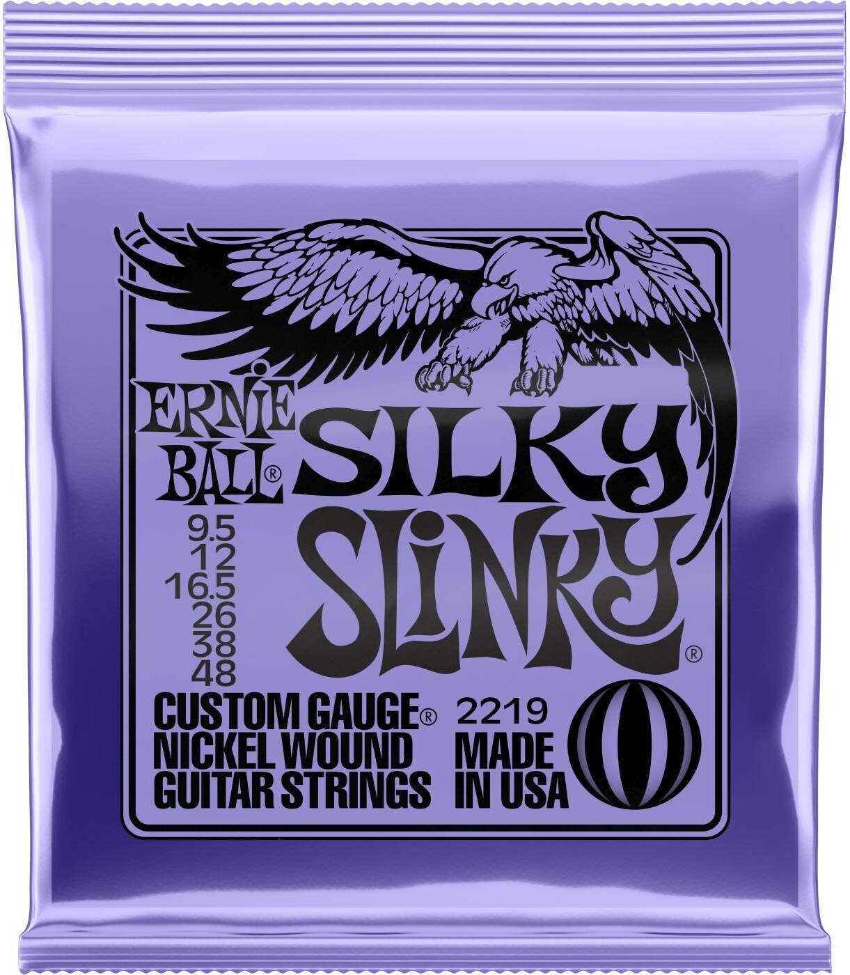 Ernie Ball Silky Slinky Nickel 2219 elektrikitarrikeeled